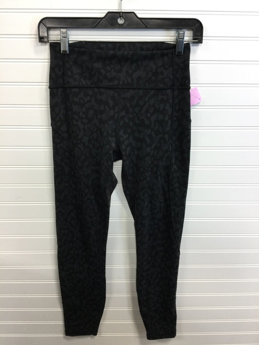 Athletic Leggings By Lululemon In Black, Size:6