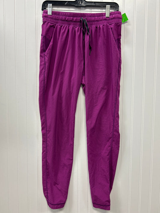 Athletic Pants By Lululemon In Purple, Size:4