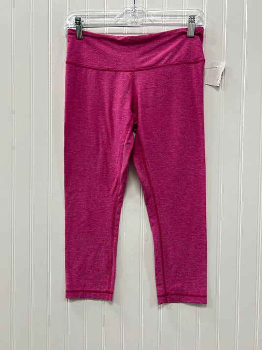 Athletic Leggings By Lululemon In Pink, Size:8