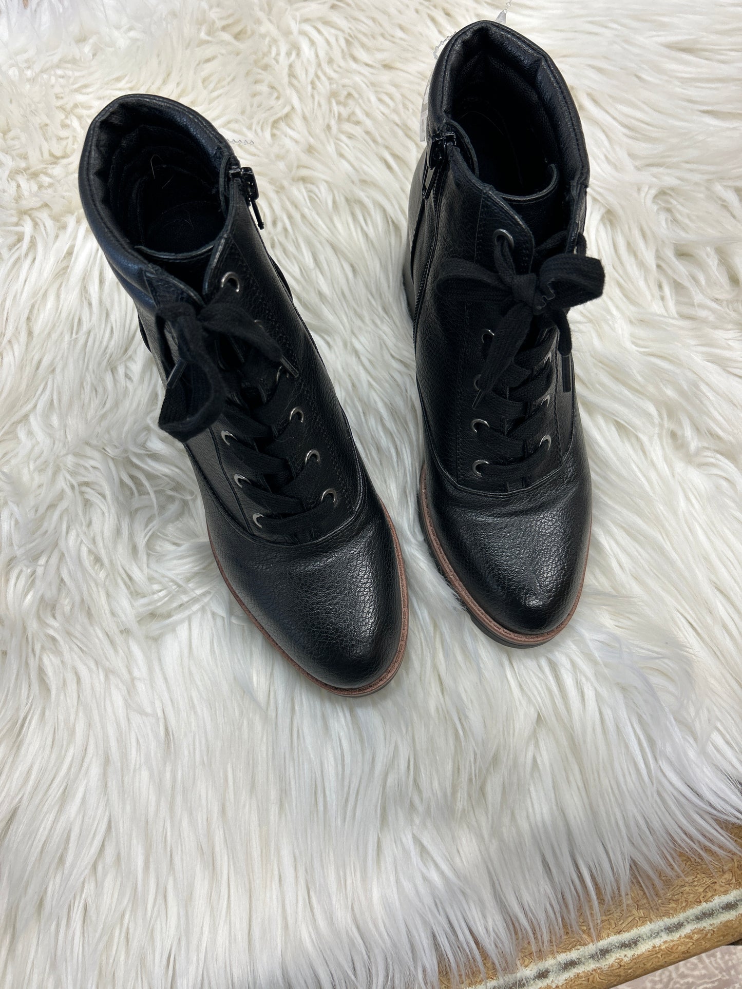 Boots Ankle Heels By Naturalizer In Black, Size:7
