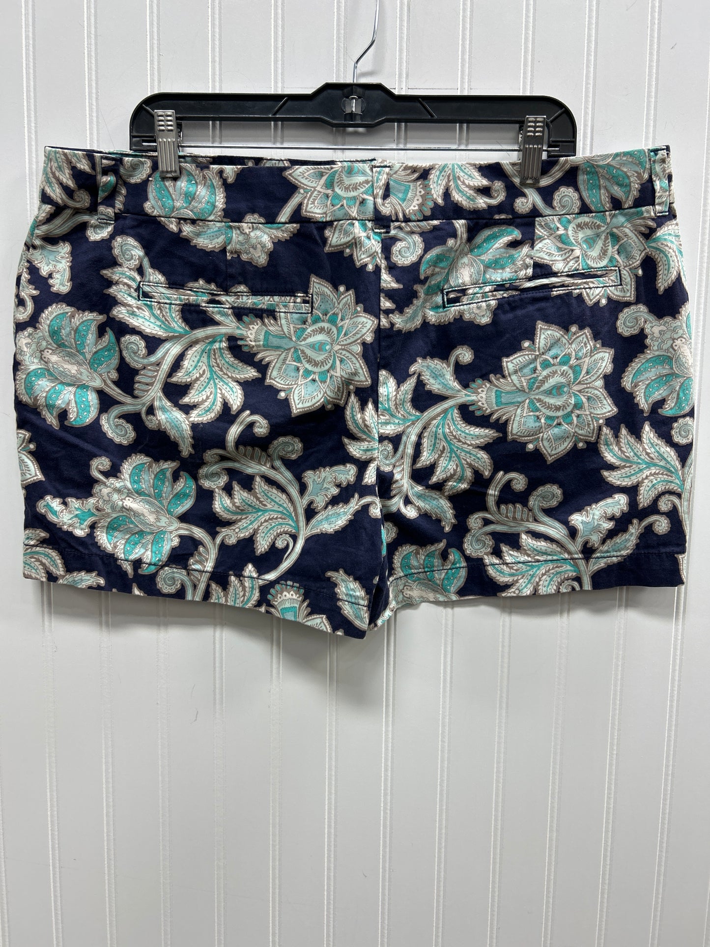 Shorts By Ann Taylor In Floral Print, Size:16