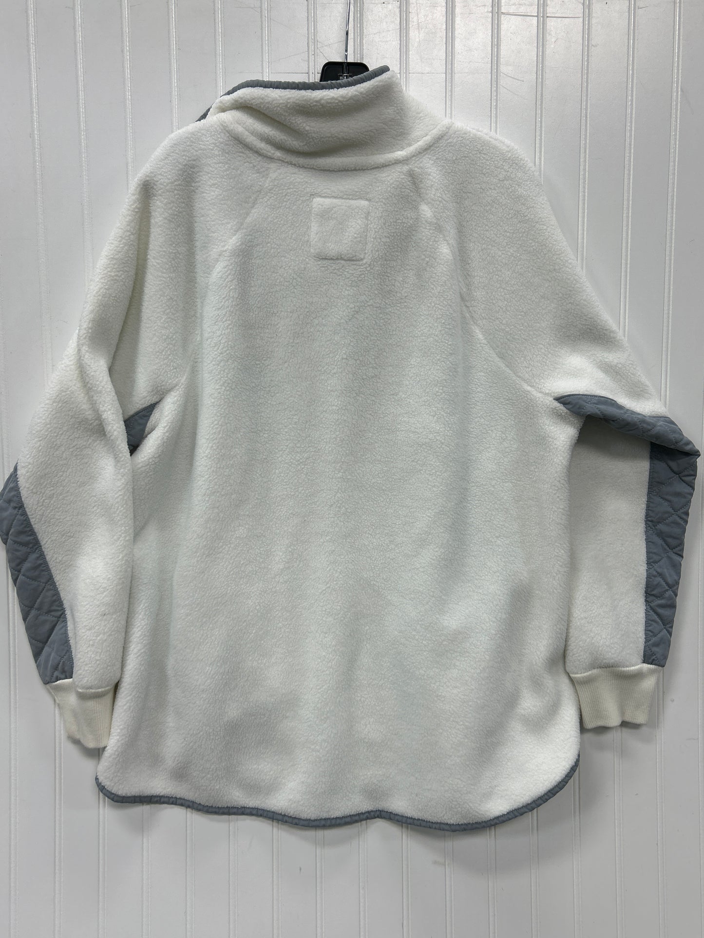 Jacket Fleece By Abercrombie And Fitch In Cream, Size:Xl