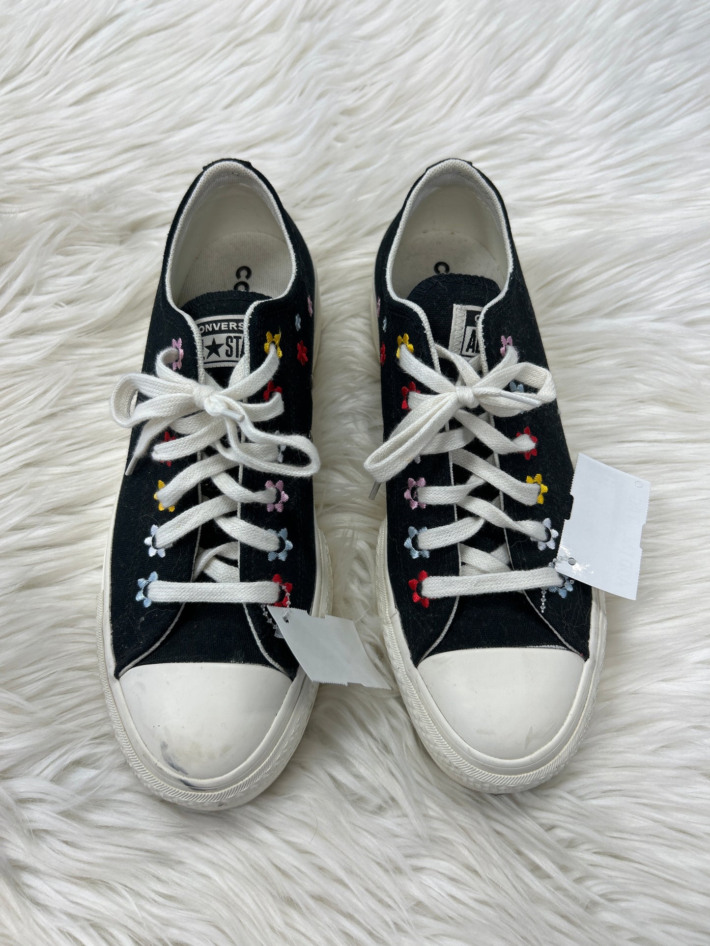 Shoes Sneakers By Converse In Black, Size:7.5