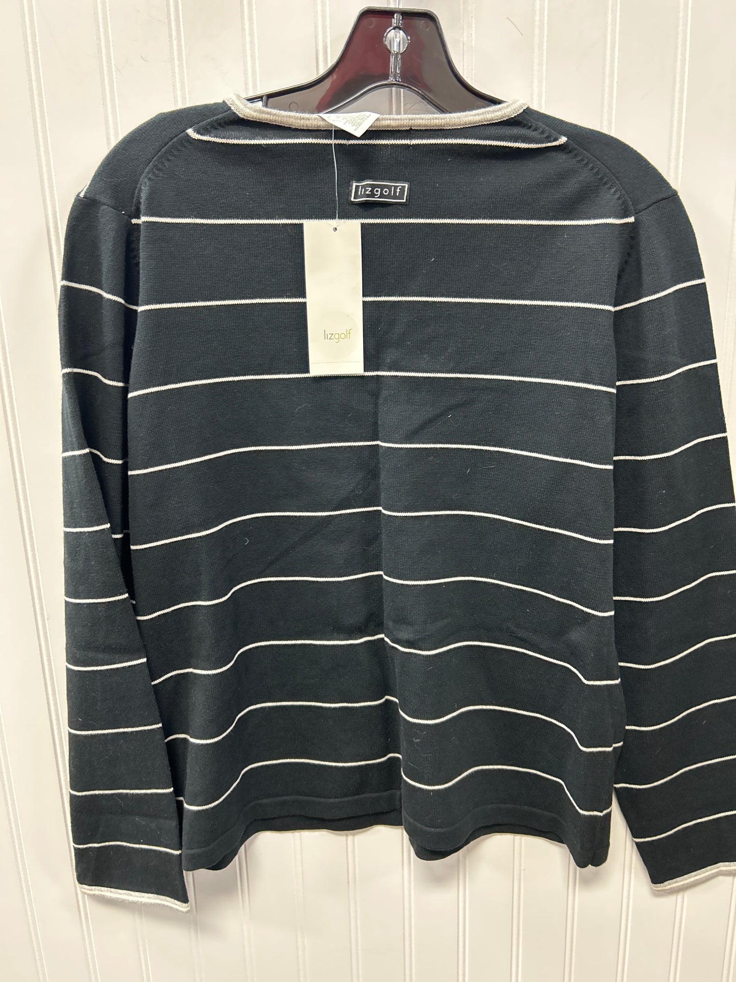 Top Ls By Liz Golf In Black, Size:Xl