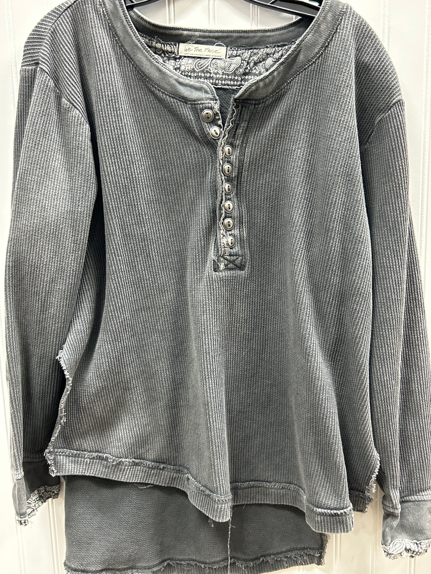 Top Ls By We The Free In Grey, Size:L