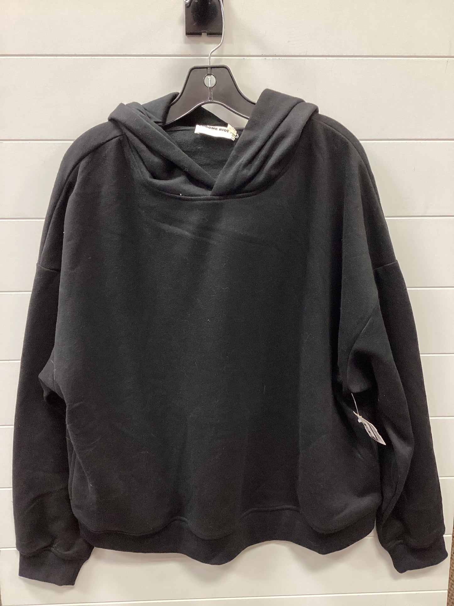 Sweatshirt Hoodie By Cmb In Black, Size:L