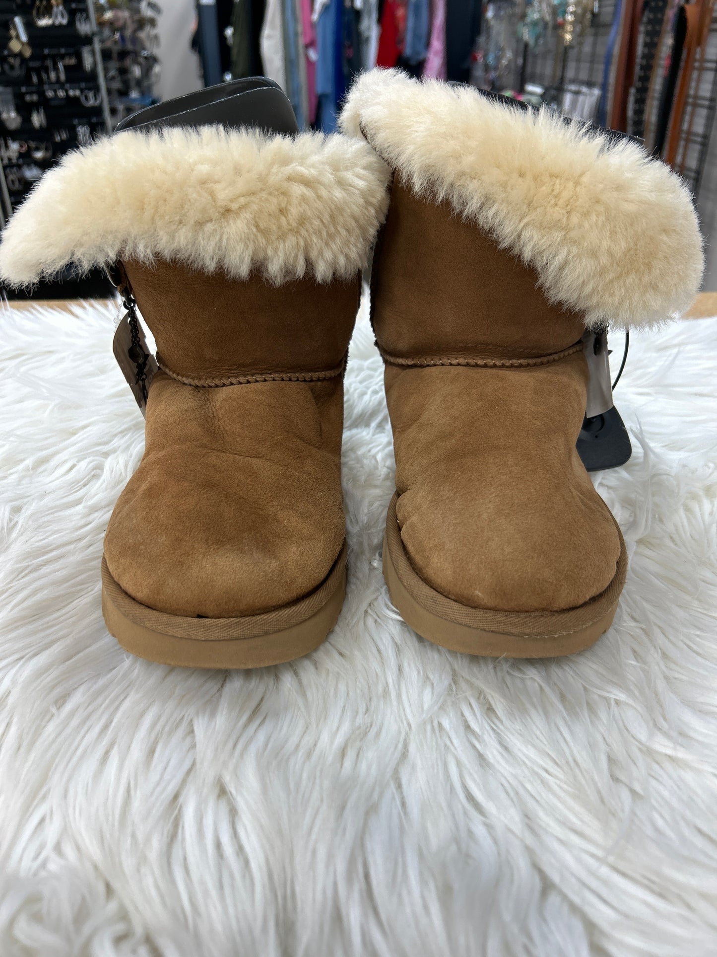 Boots Designer By Ugg In Brown, Size:9