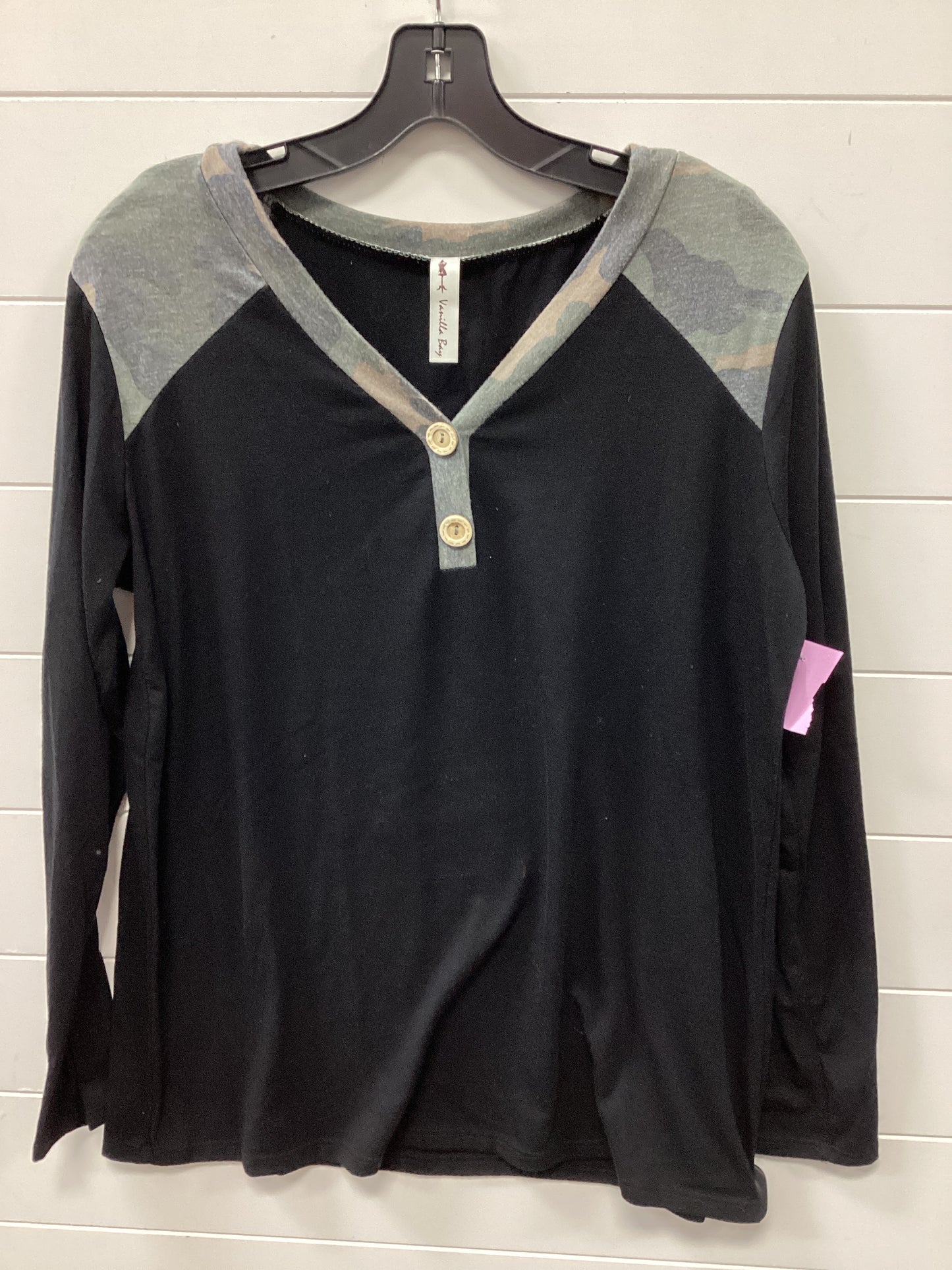 Top Ls By Vanilla Bay In Black, Size:L