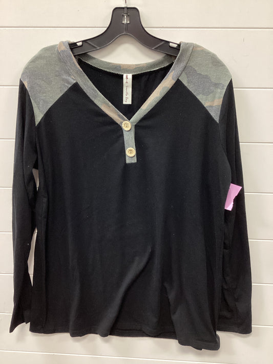 Top Ls By Vanilla Bay In Black, Size:L