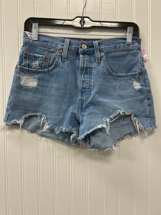 Shorts By Levis In Blue Denim, Size:2