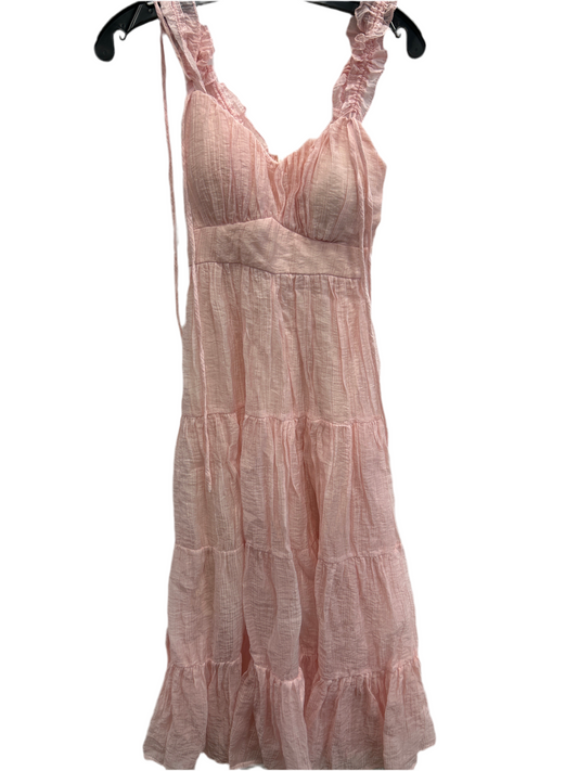 Dress Casual Maxi By Cmc In Pink, Size:S