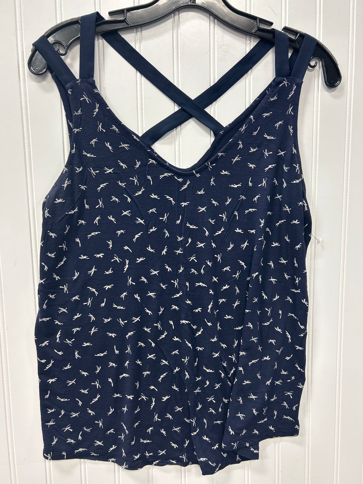 Top Sleeveless By Maurices In Navy, Size:L