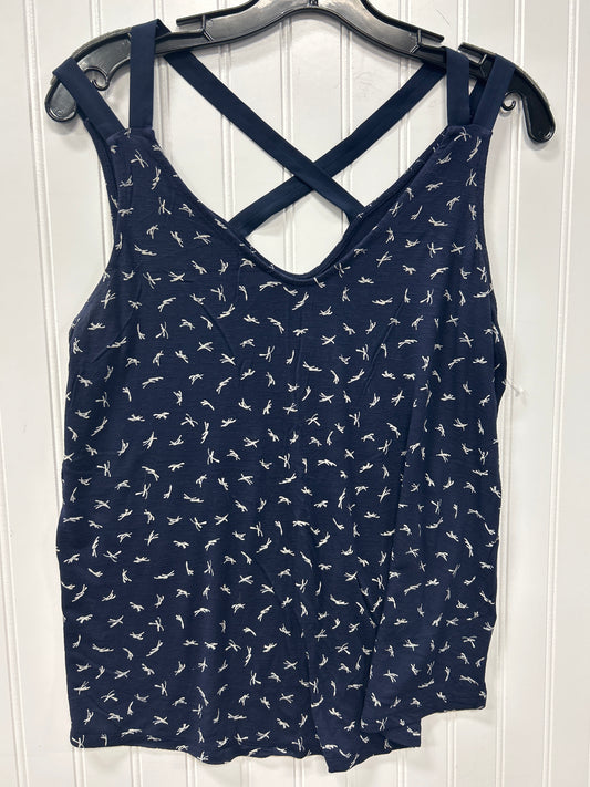 Top Sleeveless By Maurices In Navy, Size:L