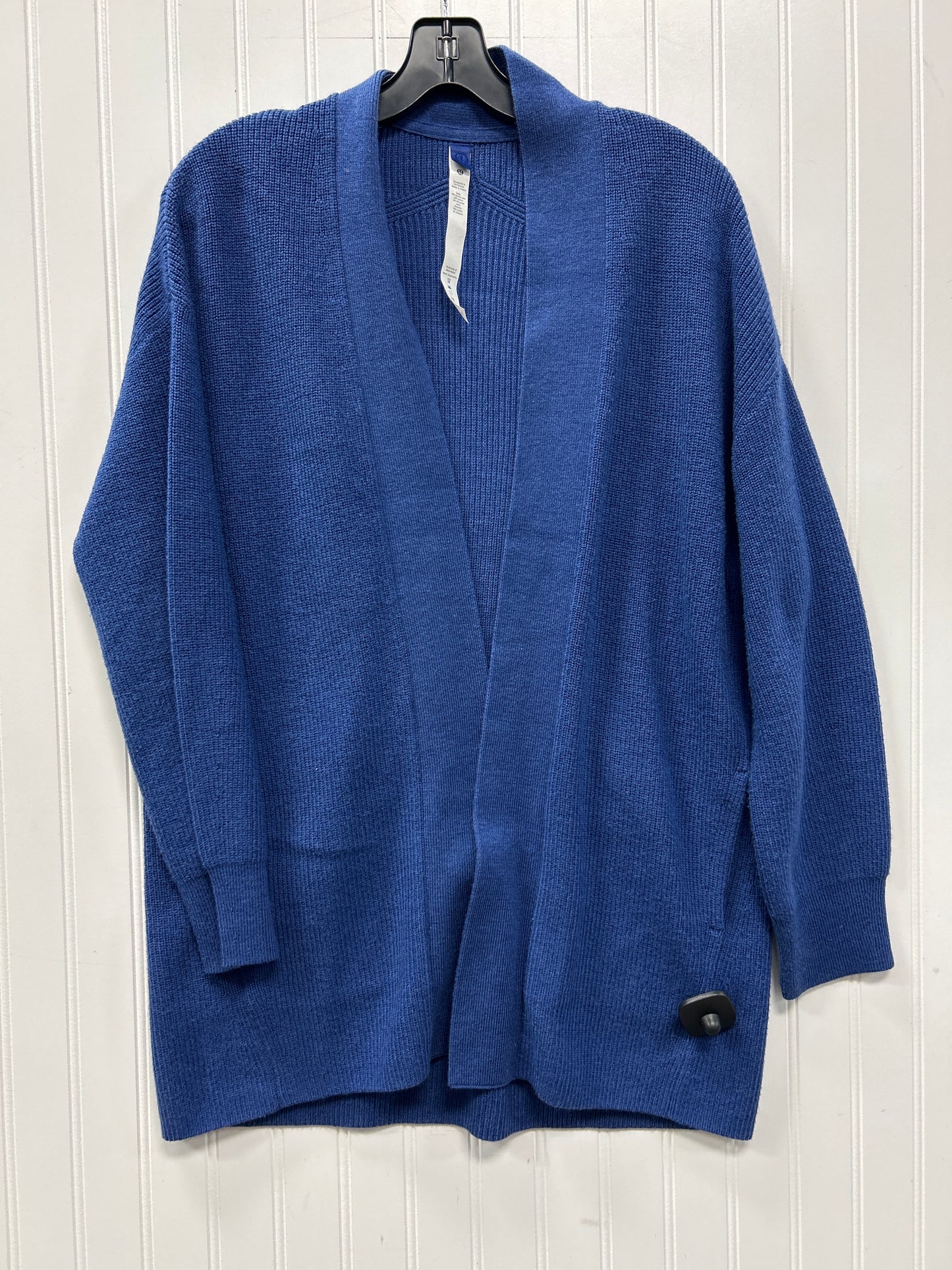 Sweater Cardigan By Lululemon In Blue, Size:4