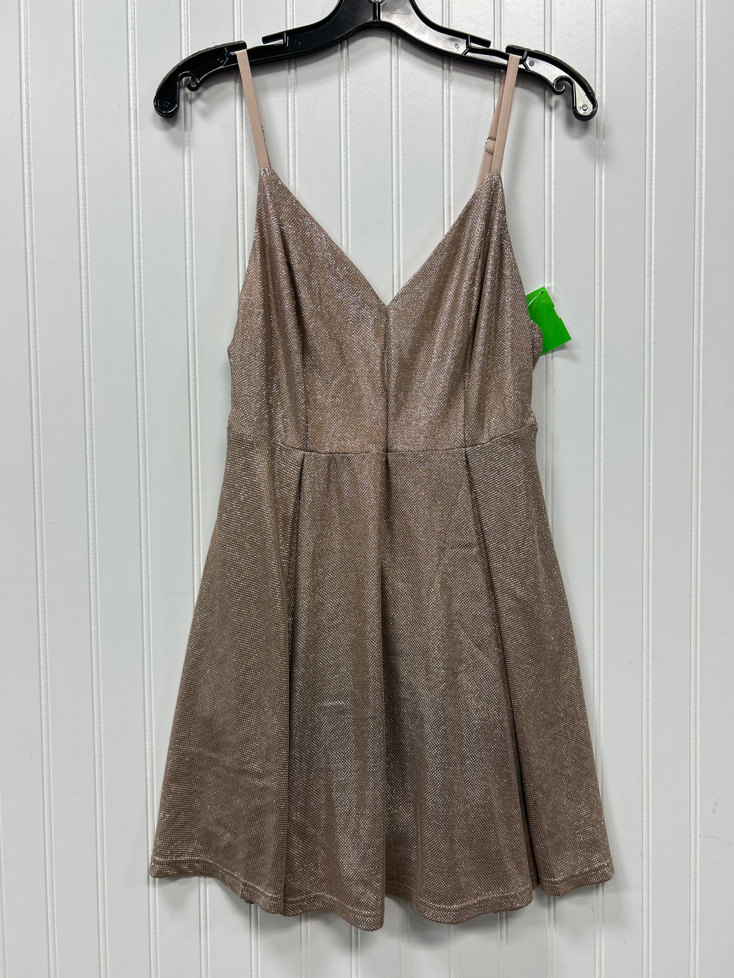 Dress Party Short By Lulus In Gold, Size:M
