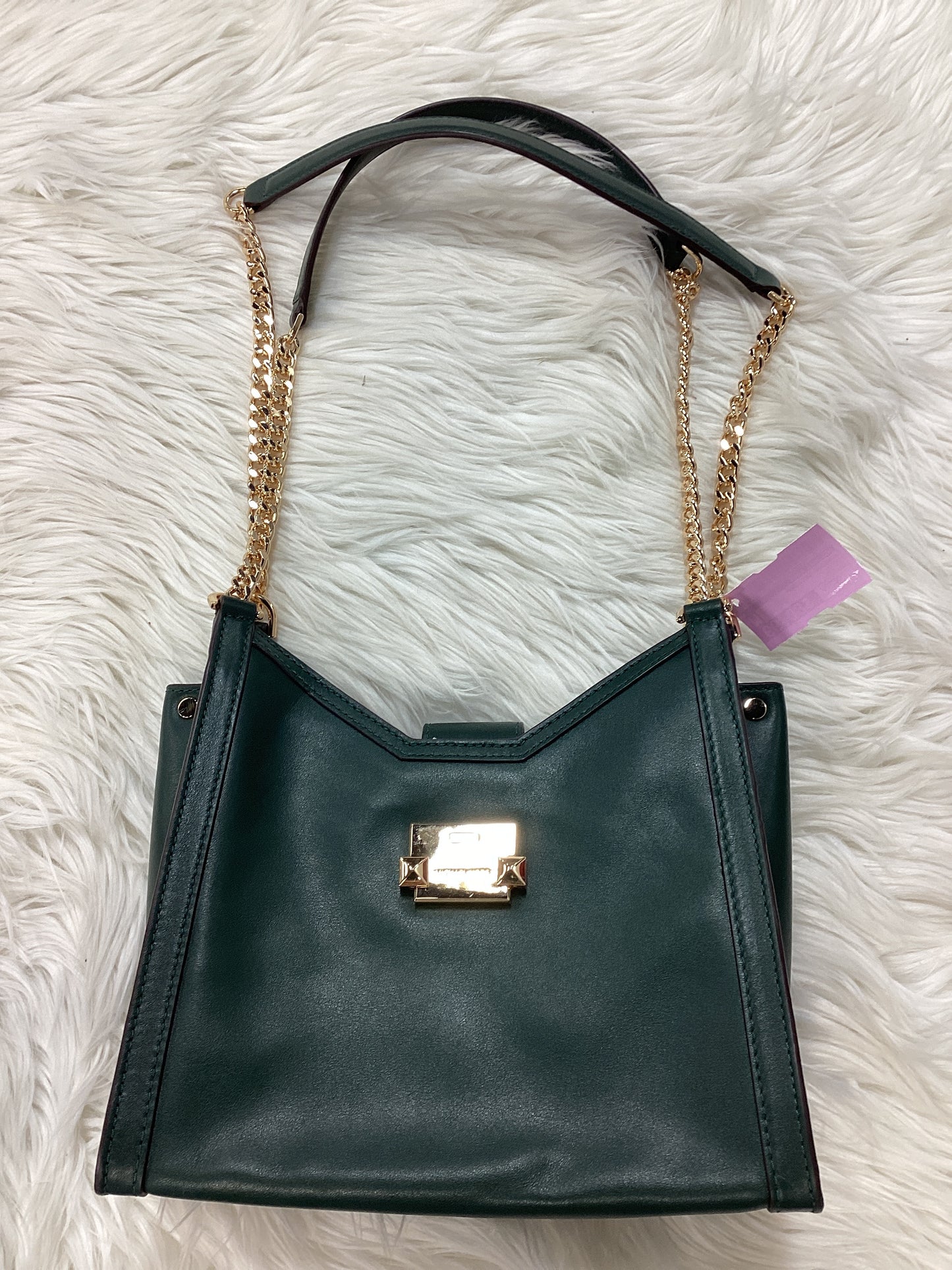 Handbag Designer By Michael Kors In Green, Size:Medium