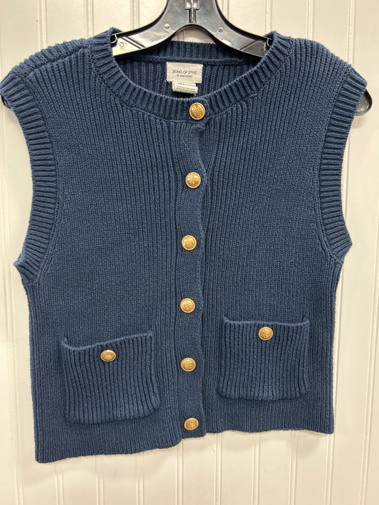 Top Sleeveless By Cmc In Navy, Size:S