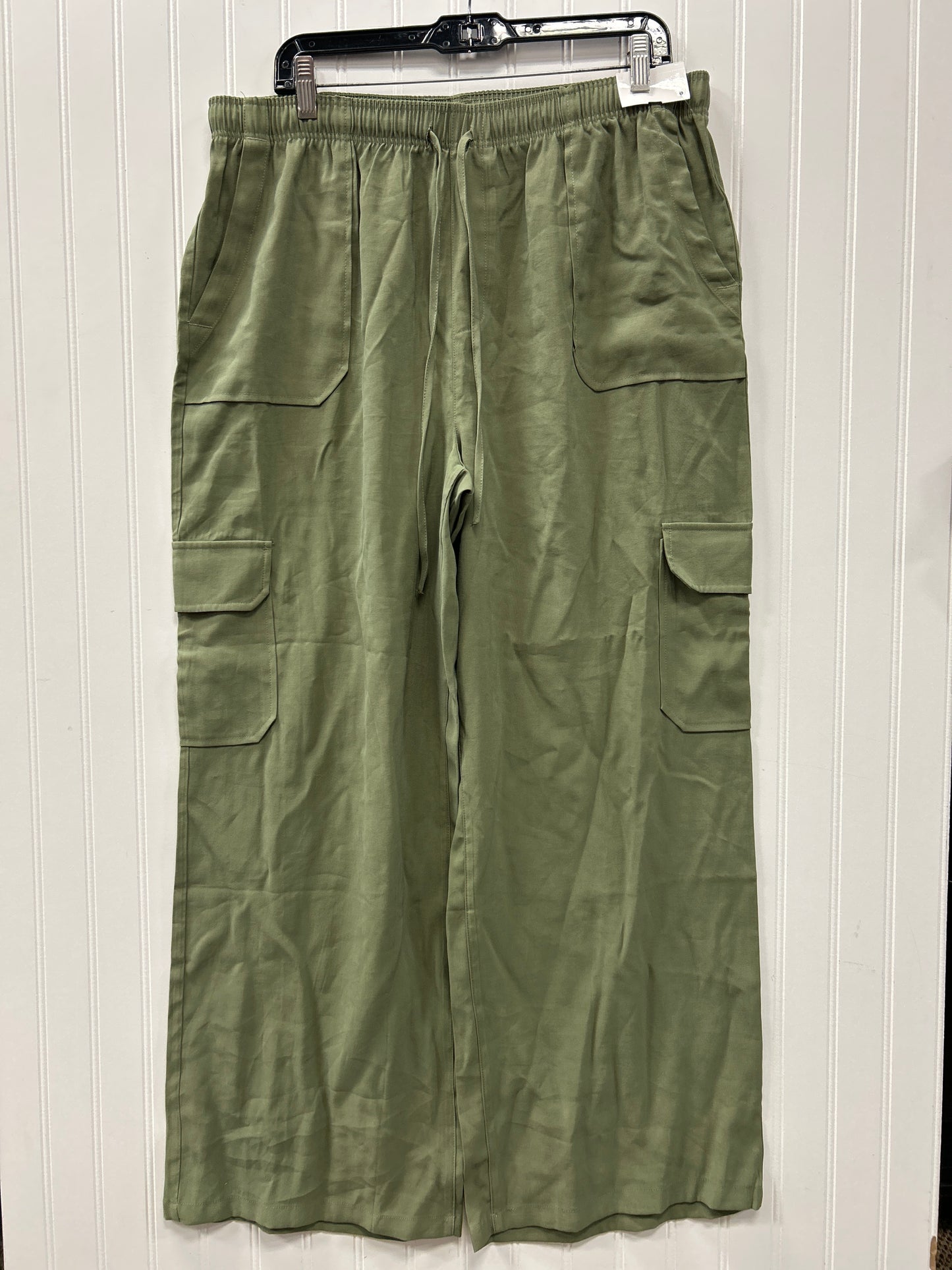 Pants Linen By And Now This In Green, Size:Xl