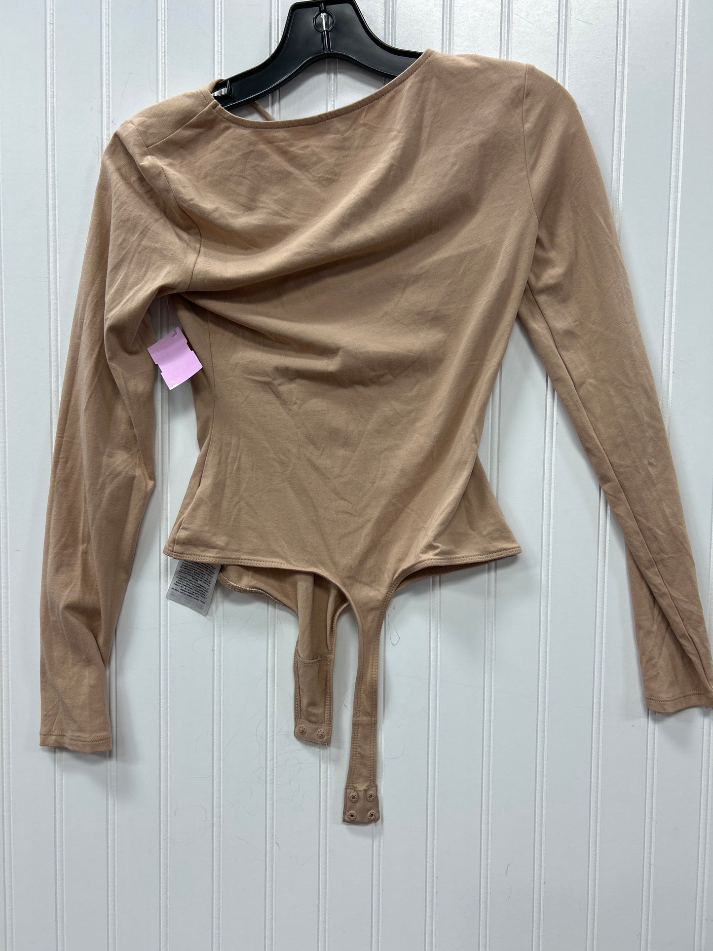 Bodysuit By Guess In Tan, Size:Xs