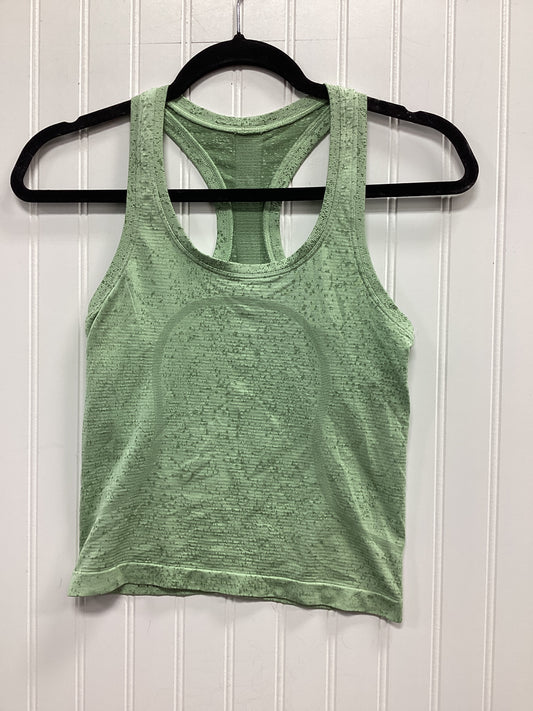 Athletic Tank Top By Lululemon In Green, Size:0
