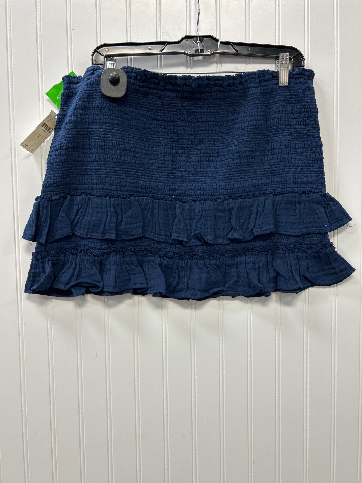 Skirt Maxi By Anthropologie In Navy, Size:L NWT
