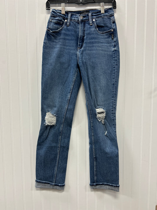 Jeans Skinny By Silver In Blue Denim, Size:2