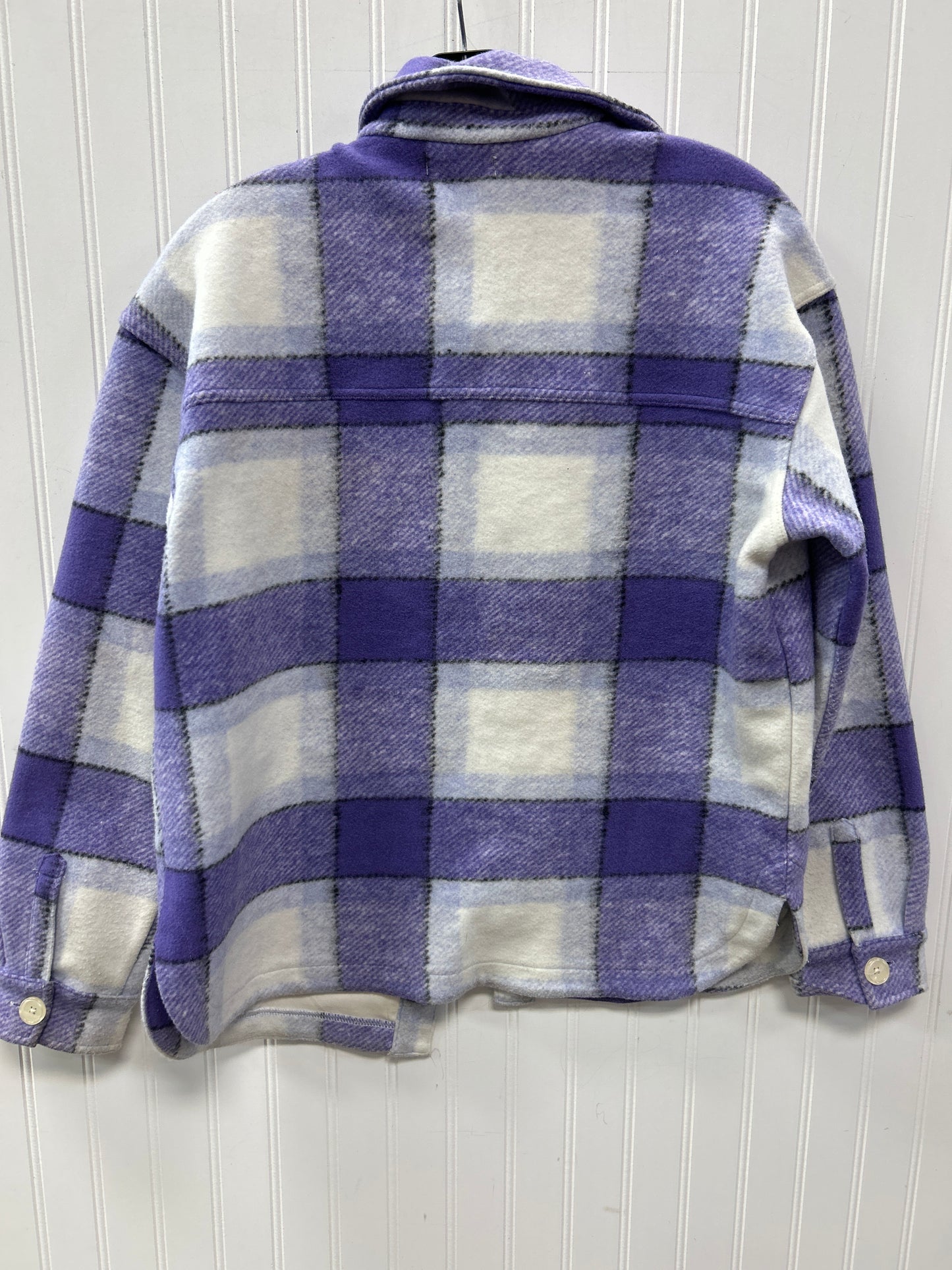 Jacket Fleece By Maurices In Purple, Size:Xs