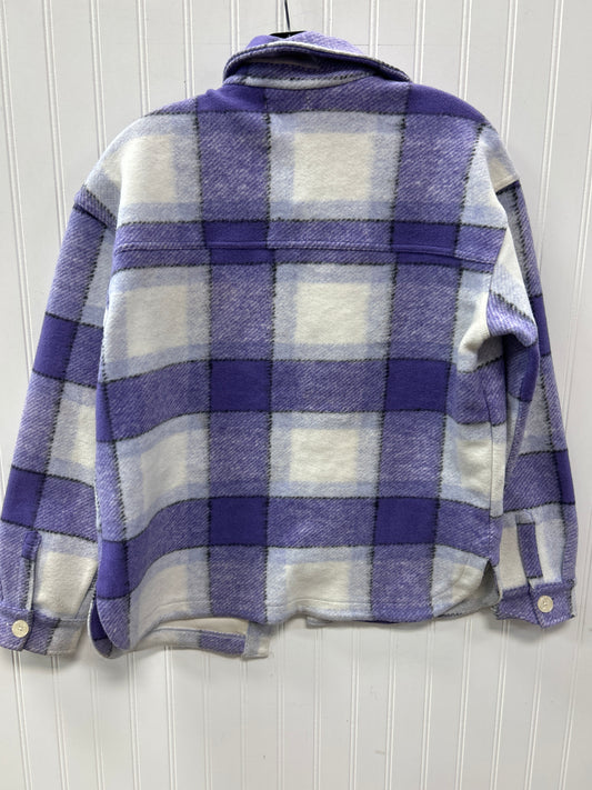 Jacket Fleece By Maurices In Purple, Size:Xs