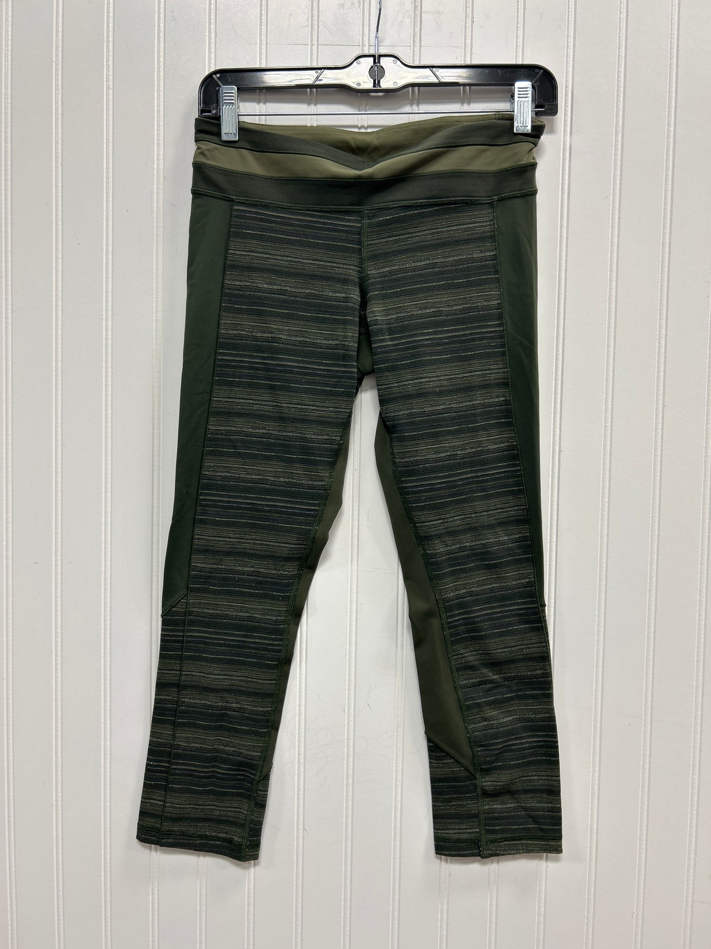 Athletic Leggings Capris By Lululemon In Green, Size:6