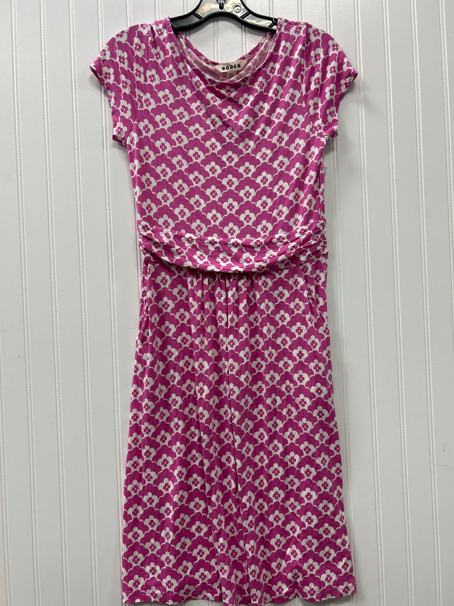 Dress Casual Midi By Boden In Pink, Size:S