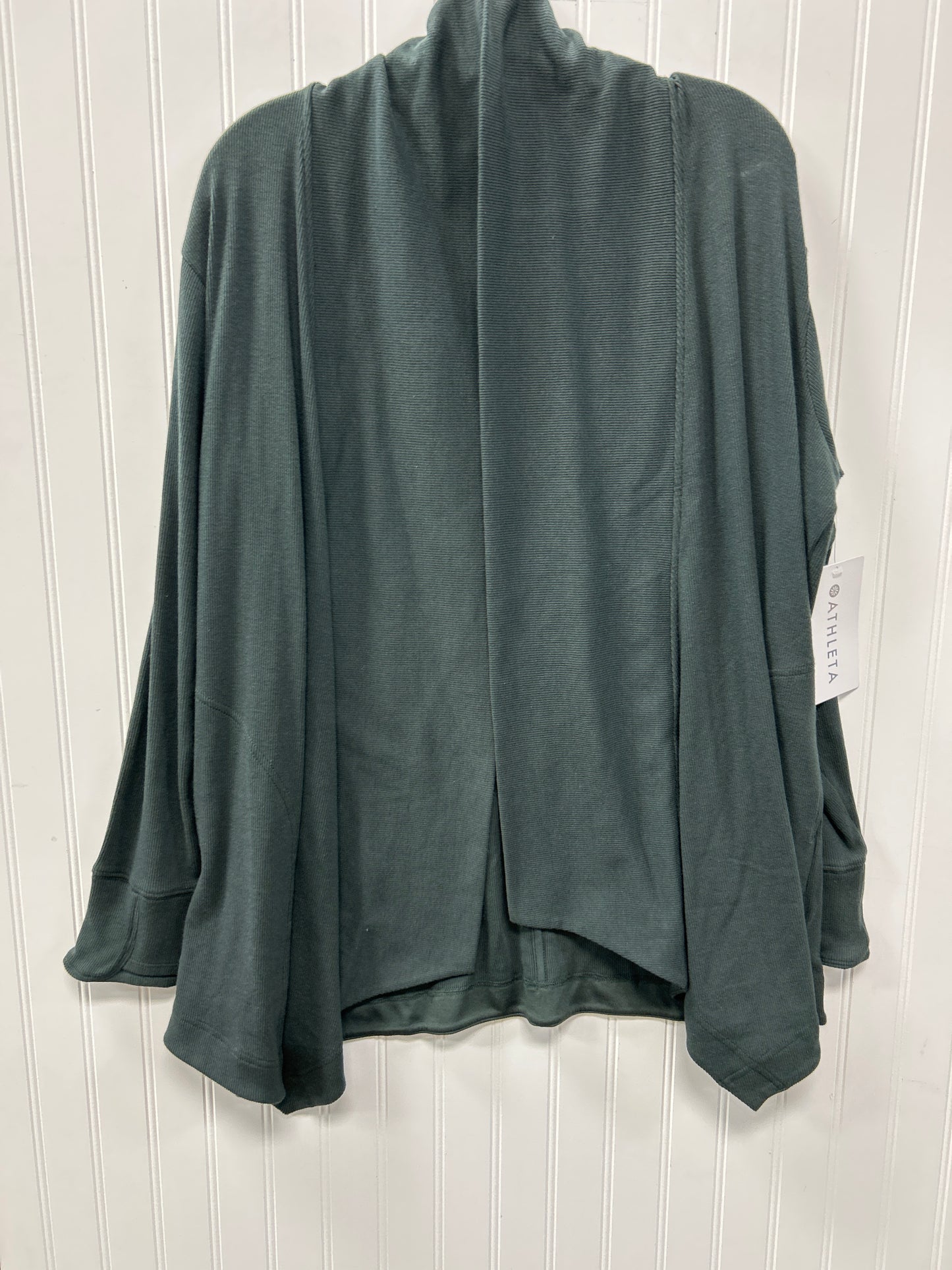 Sweater Cardigan By Athleta In Green, Size:M