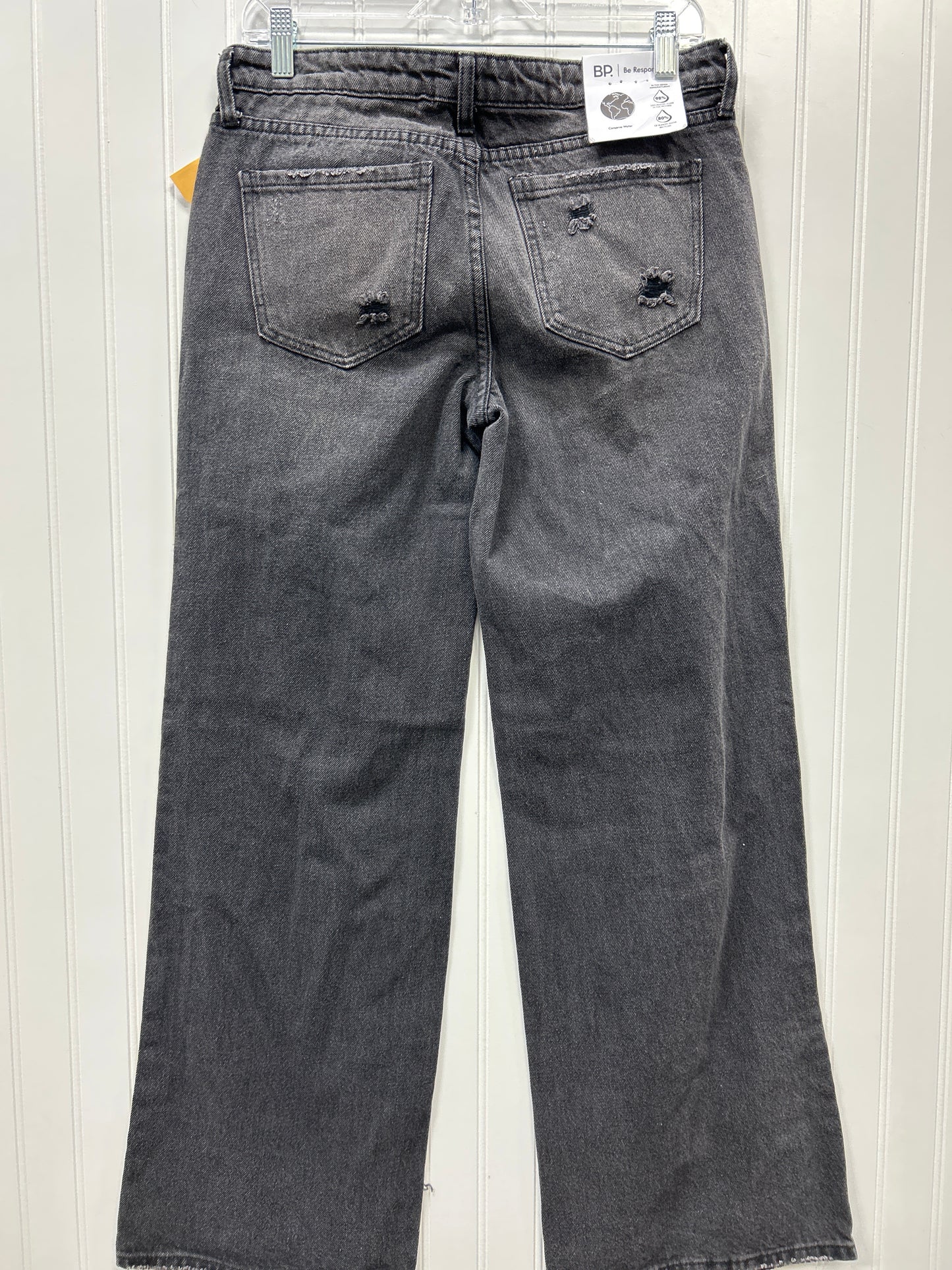 Jeans Wide Leg By Bp In Black Denim, Size:6