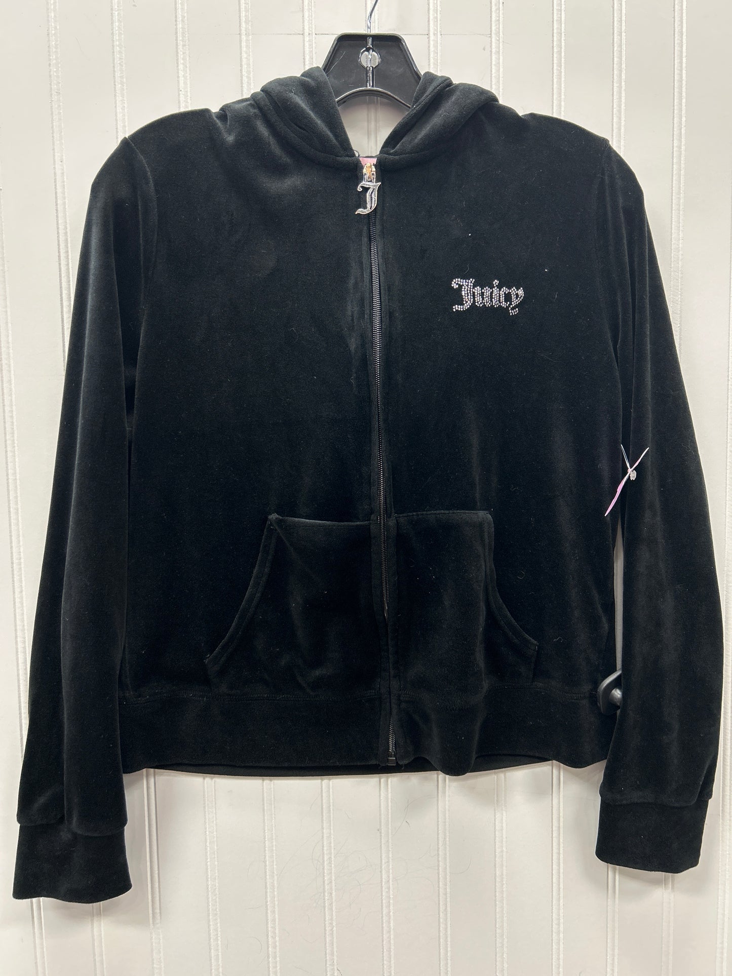 Sweatshirt Hoodie By Juicy Couture In Black, Size:L