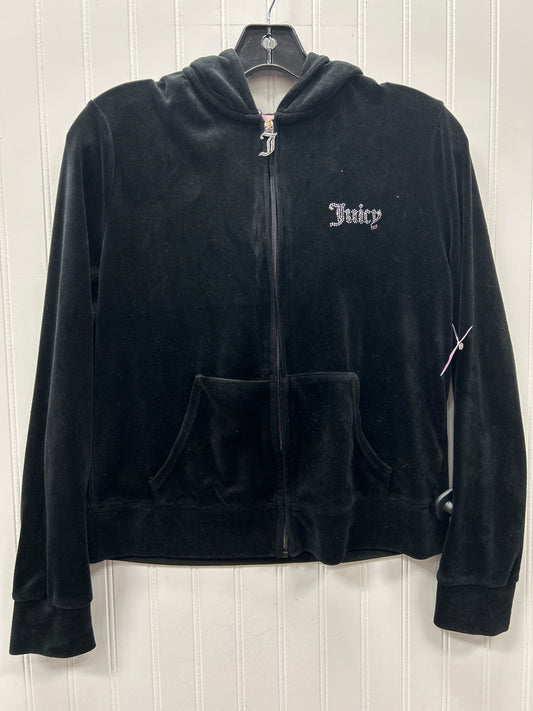Sweatshirt Hoodie By Juicy Couture In Black, Size:L