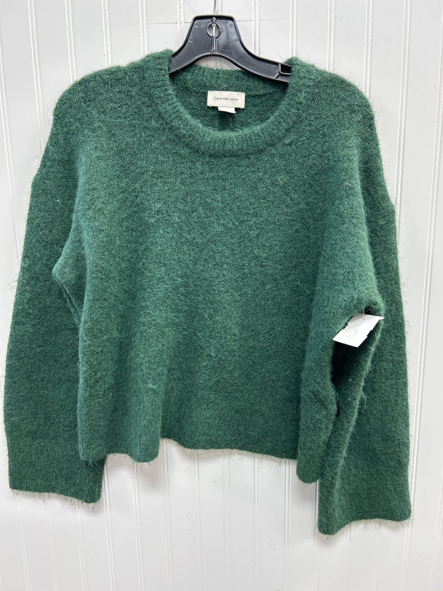 Sweater By Calvin Klein In Green, Size:M