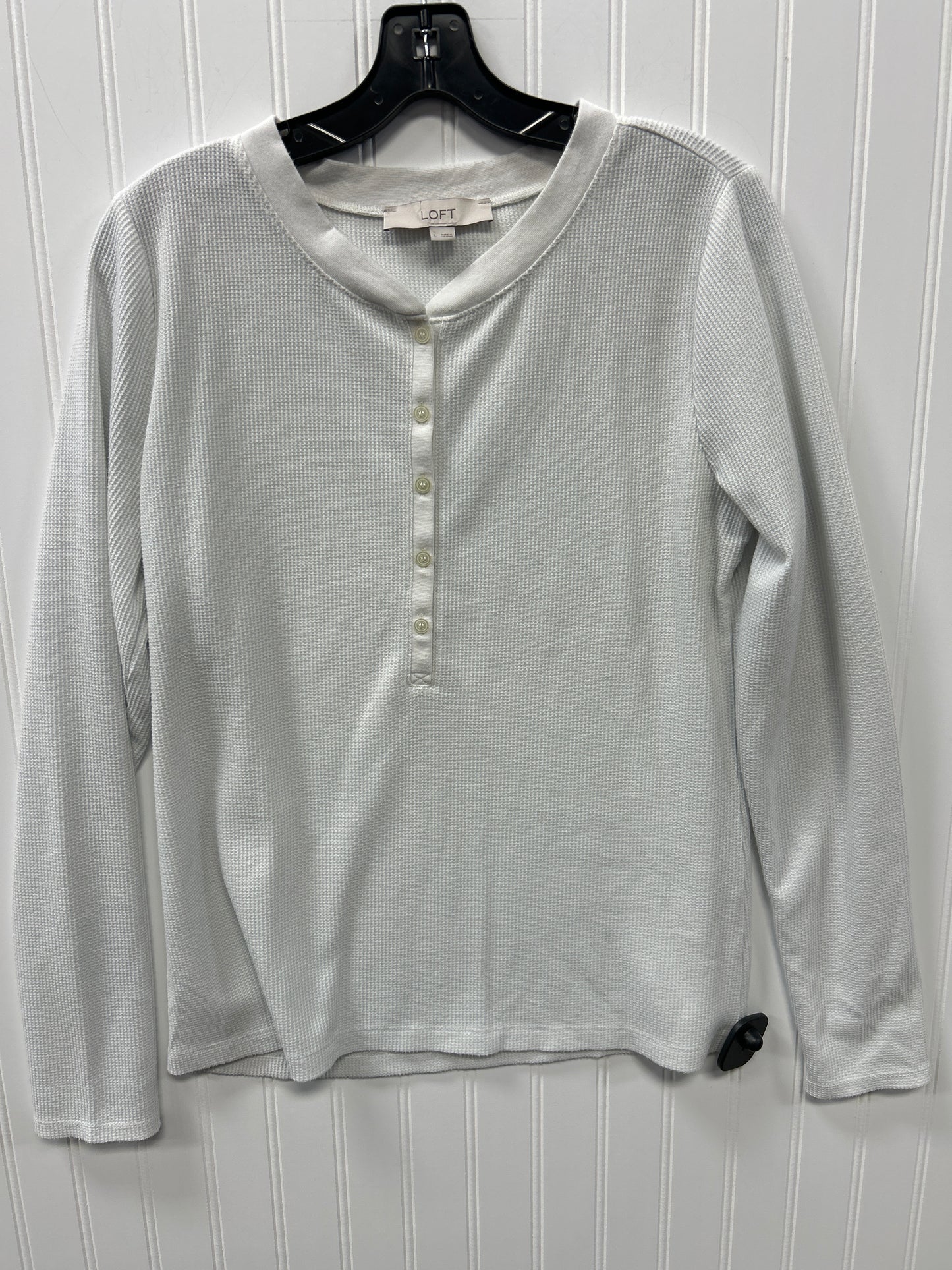 Top Ls By Loft In Grey, Size:L