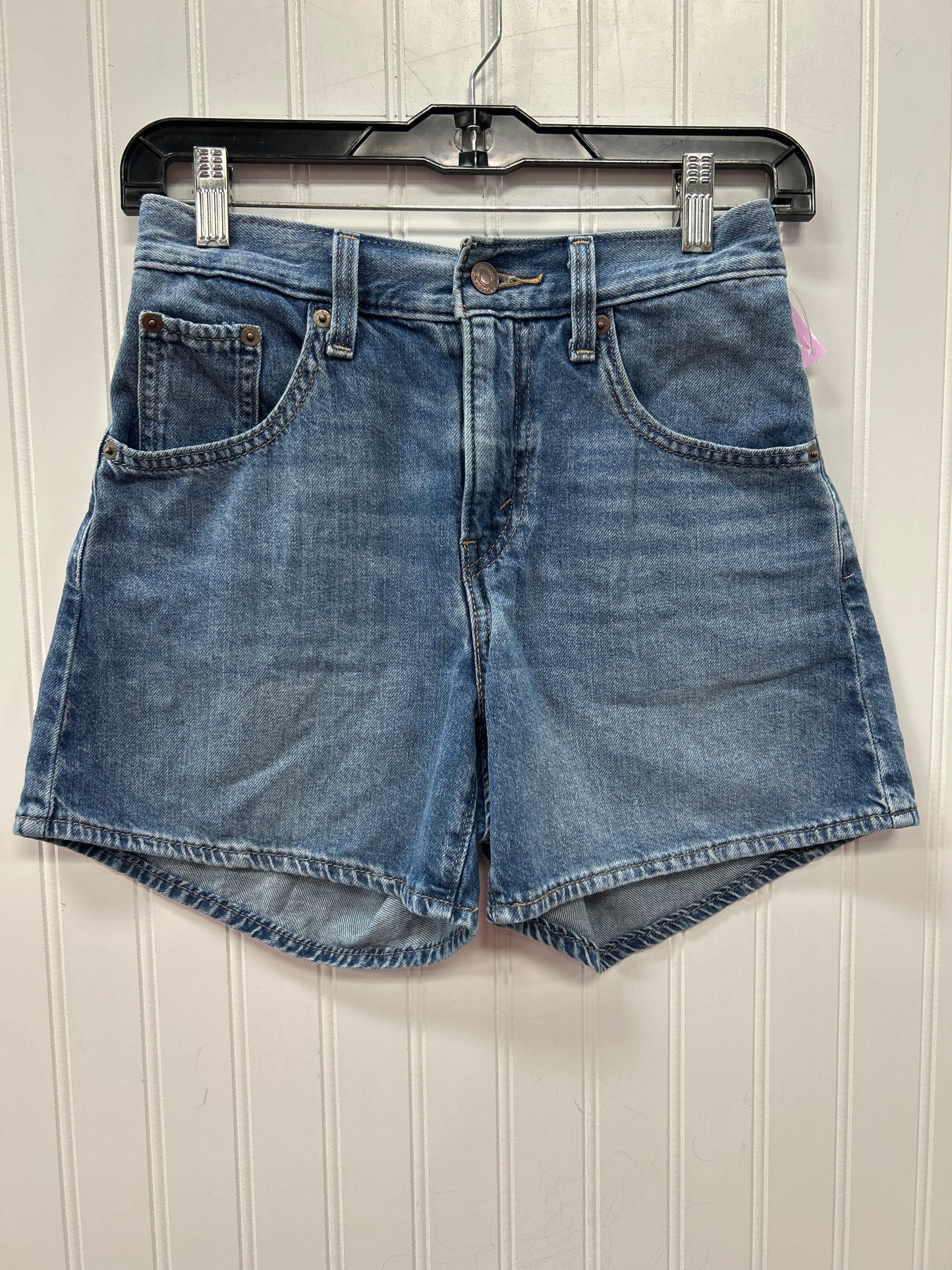 Shorts By Levis In Blue Denim, Size:0