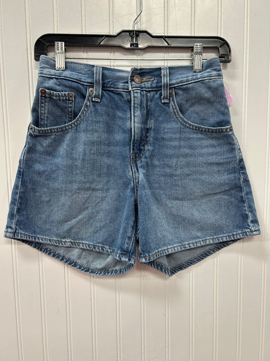 Shorts By Levis In Blue Denim, Size:0