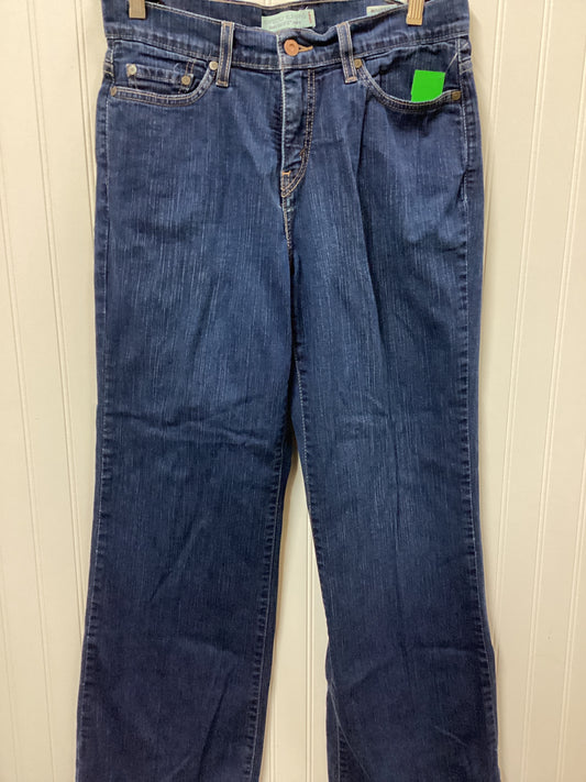Jeans Boot Cut By Levis In Blue Denim, Size:8