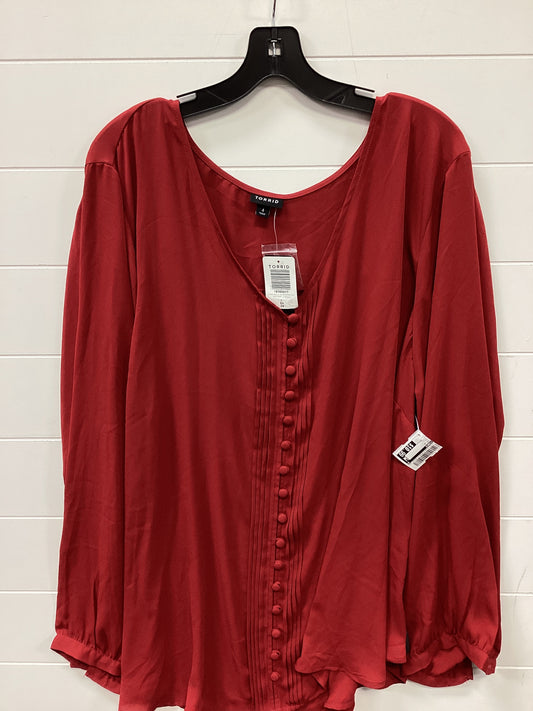 Top Ls By Torrid In Red, Size:4X