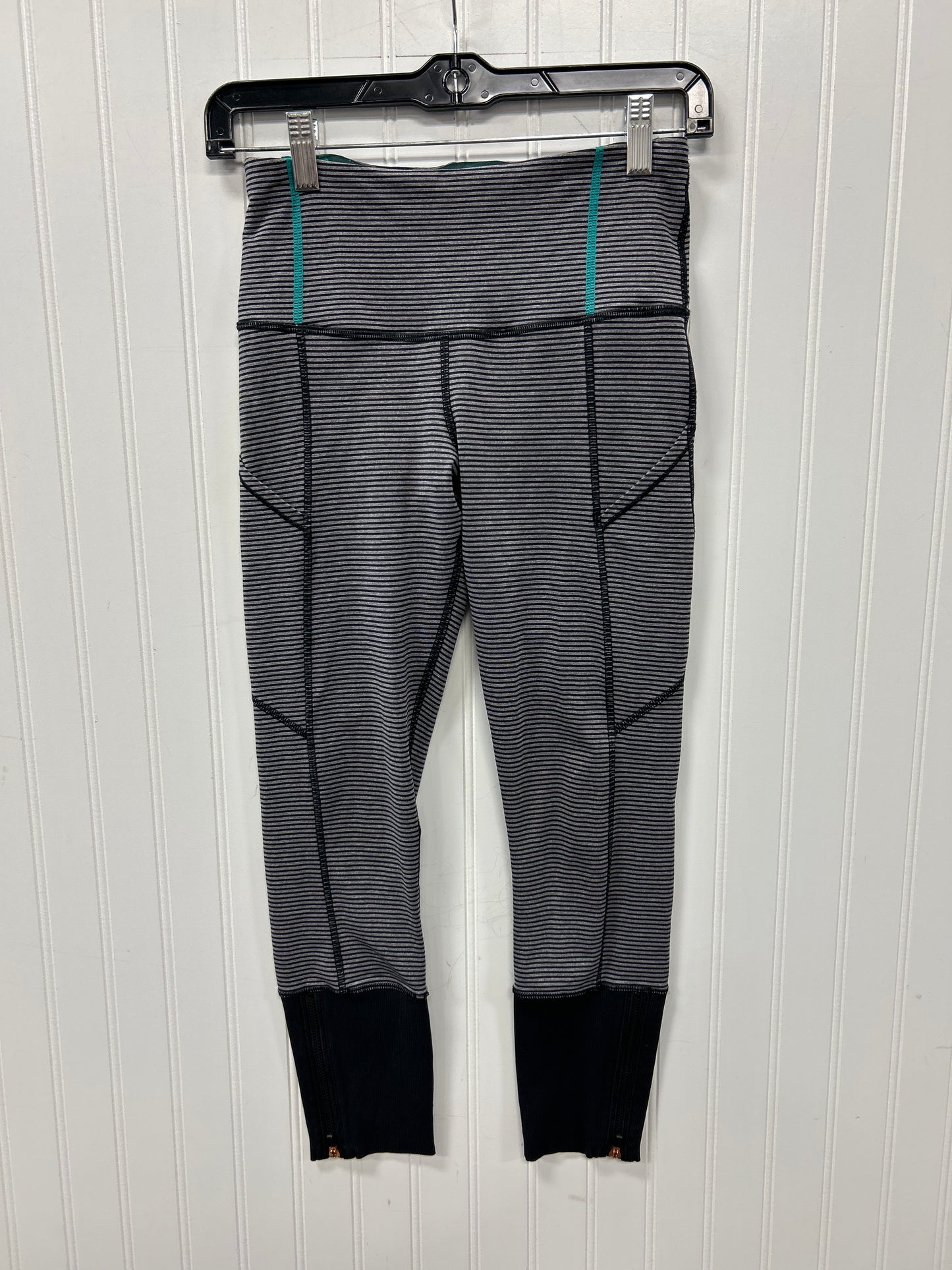 Athletic Leggings By Lululemon In Grey, Size:4