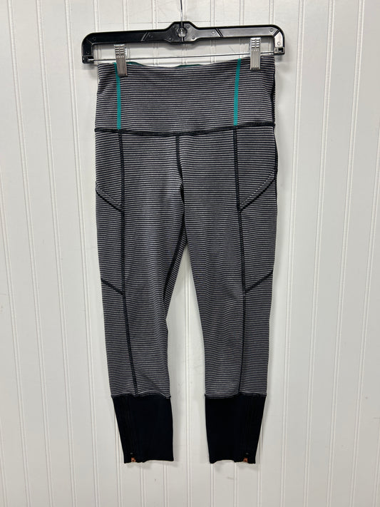 Athletic Leggings By Lululemon In Grey, Size:4