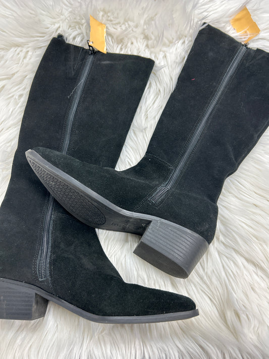 Boots Knee Heels By Bandolino In Black, Size:6