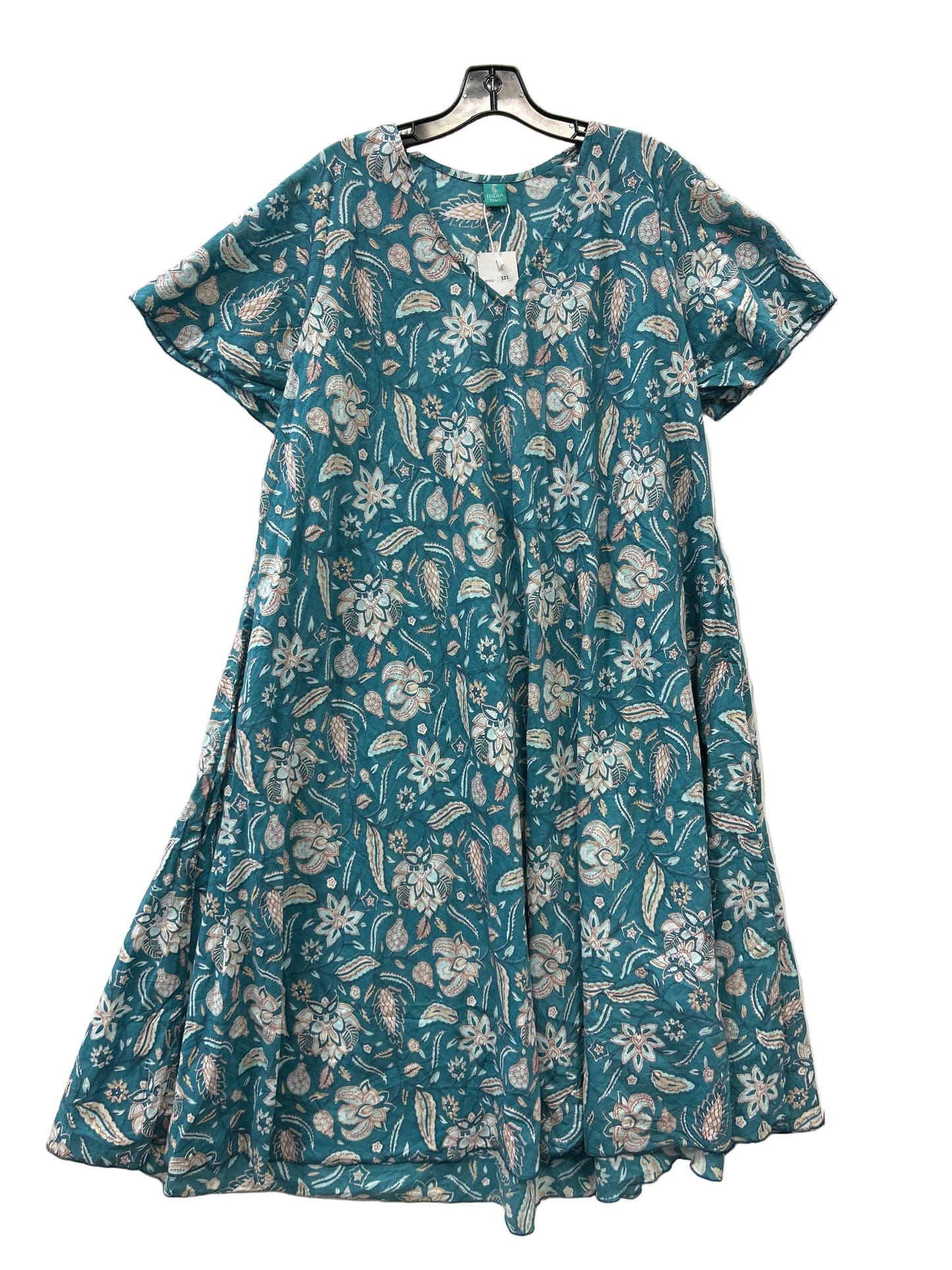 Dress Casual Maxi By Cmc In Blue, Size:Osfm