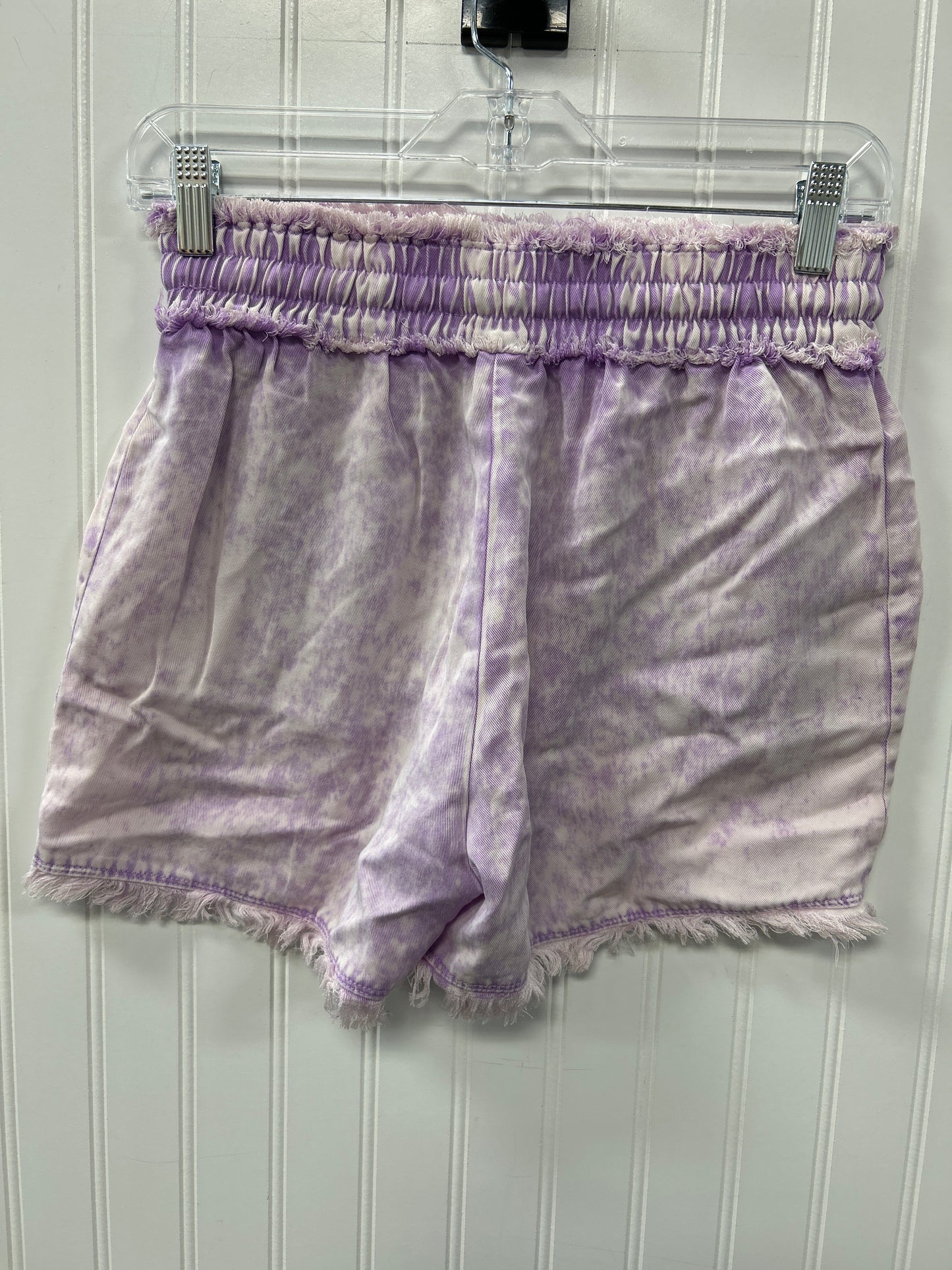Shorts By Zenana In Purple, Size:M
