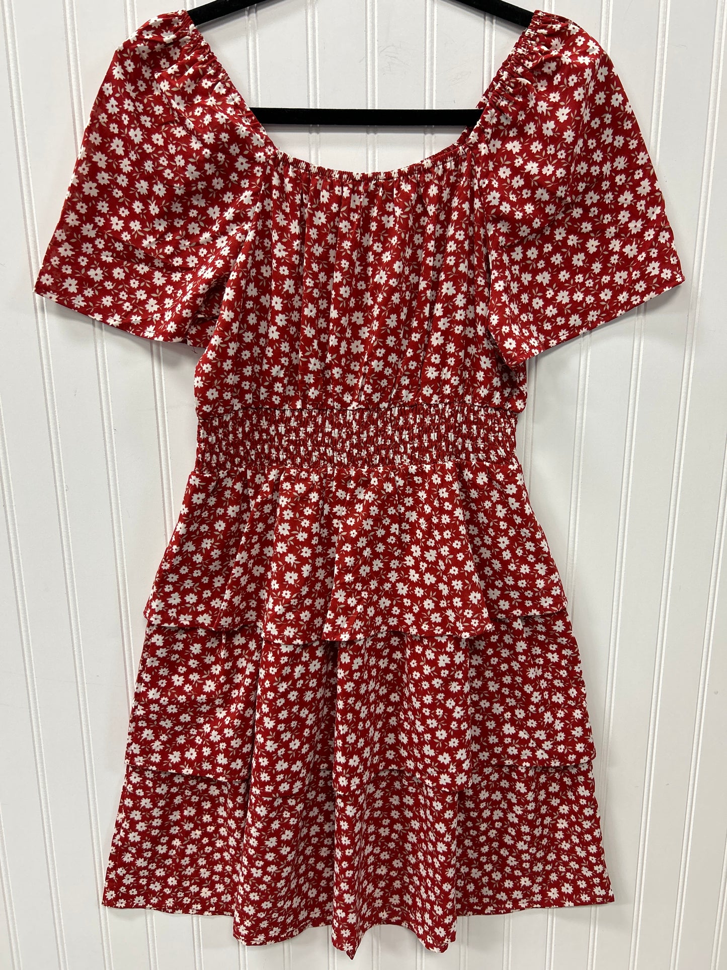 Dress Casual Midi By Prettygarden In Red, Size:S