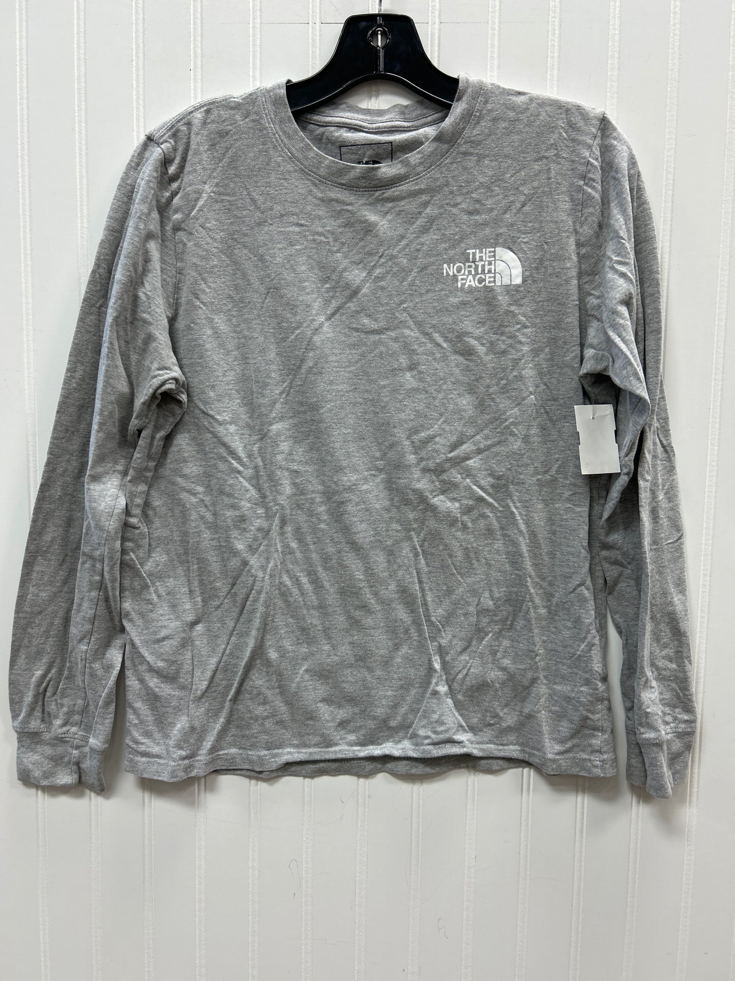 Athletic Top Ls Crewneck By The North Face In Grey, Size:M