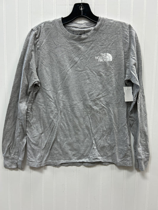 Athletic Top Ls Crewneck By The North Face In Grey, Size:M