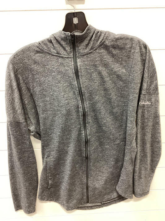 Athletic Top Ls Collar By Columbia In Grey, Size:M