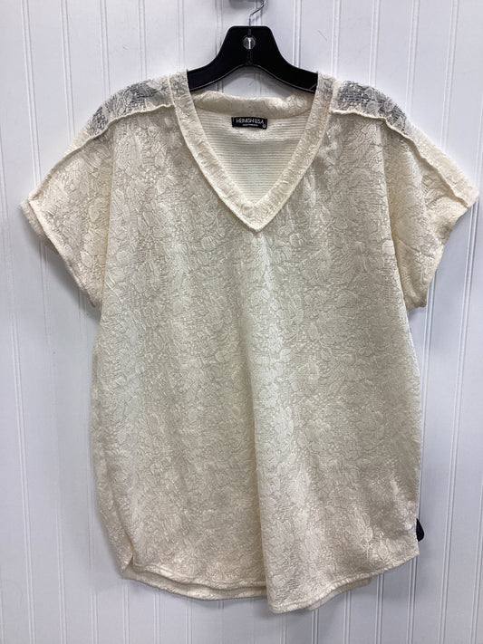 Top Ss By Clothes Mentor In Cream, Size:2X